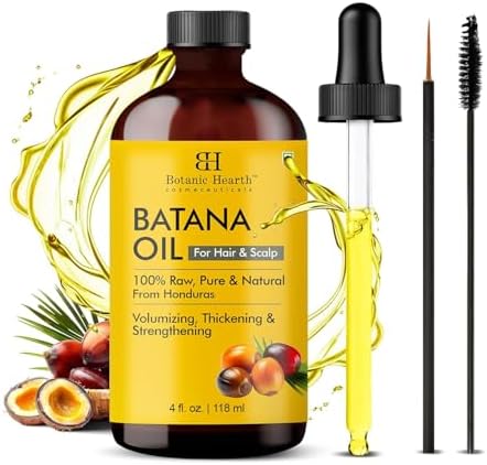 Botanic Hearth Raw Batana Oil for Hair Growth, 100% Pure & Unrefi...