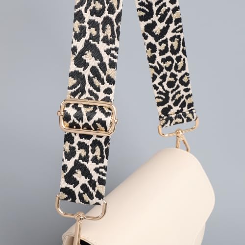 Image of chushui Leopard Print Purse Strap for Women,Adjustable Crossbody Bag Strap