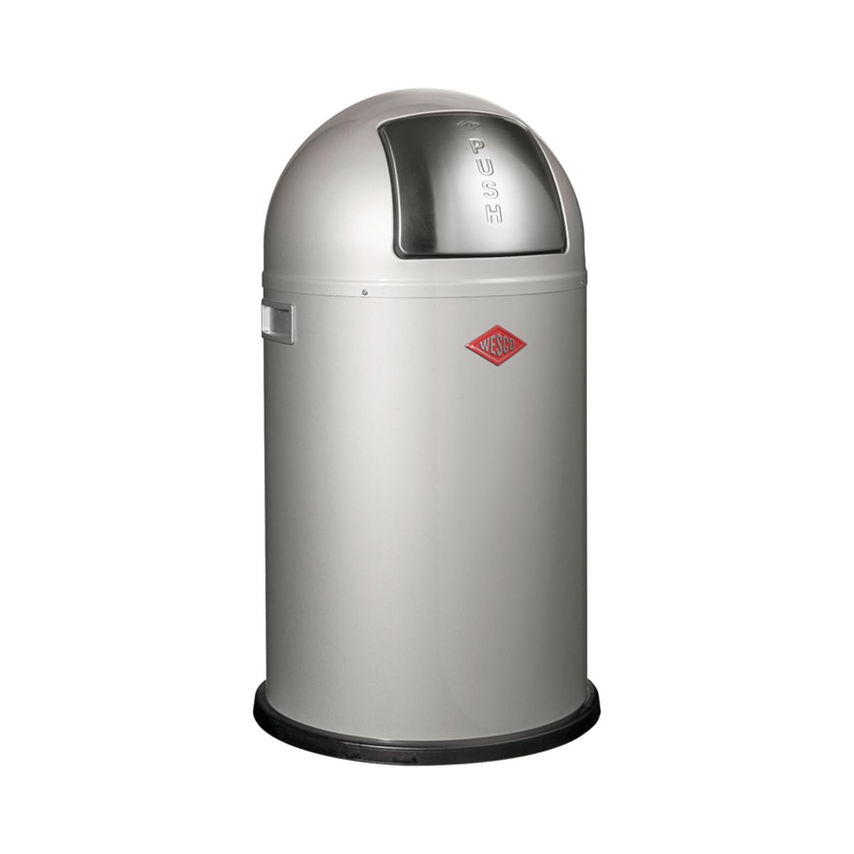 Poubelle Pushboy junior argentée 22L pour sublimer votre cuisine moderne