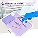 1000 PCs Dental Grade Scudo Premium Paper Tray Covers Size B (8.5x12.25) by VASTMED | Disposable Lavendar Tray Covers for Dental Tray, Sterile Tattoo Tray, Surgery Tray