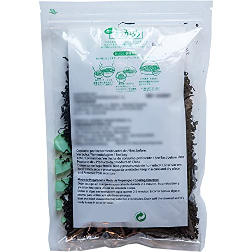 Miniatura 5 de Wakame Sushi King De 100g - Sin Gluten Halal - Algas Deshidratada Para Sopa De Miso, Ensaladas Y Más