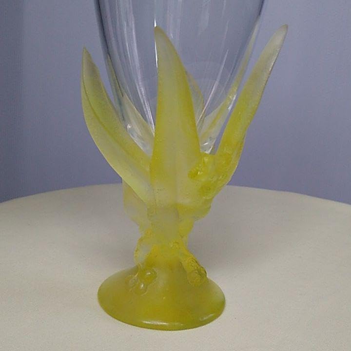 ドーム Daum 花瓶 ミモザ 品 NEW mimosa ミニガラスドーム（ミモザ入り