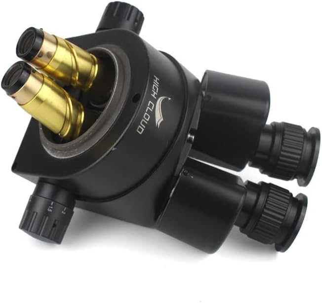 Miniatura 5 de ARHAVI 35X-90X Double Boom Zoom Simul Focal Trinocular Stereo Microscope 38MP HDMI USB SMD Microscopio Camera Phone PCB Repair Tools Size  Brown