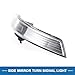 A ABSOPRO Car Mirror Turn Signal Light LED Turn Signal Light Lamp for Ford Focus 2012-2018 1 Pair No.8M5113B381AA
