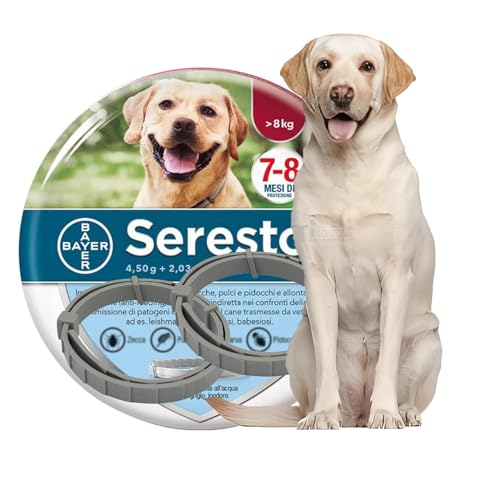 2PCS Collar para Perro, Impermeable, Pequeños Dog Perros Grandes Longitud Ajustable