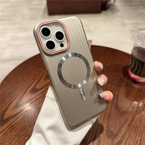 Coque grise iPhone 12 Pro Max mate pour charge sans fil active