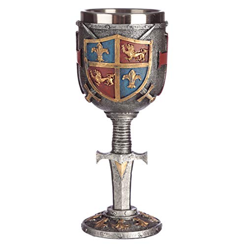 HoitoDeals 1 Pcs Collectable Decorative Coat of Arms Goblet For Decor Novelty Gift Item