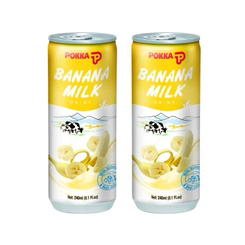 POKKA ReadytoDrink Banana Milk Drink Creamy and Nutritious Beverage with Real Milk and