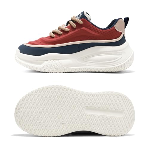 Exusiai Men Chunky Sneakers – Fashion Platform Casual Shoes for Walking Trendy Sports Loafers All-Day Comfort Travel Outdoor Streetwear3