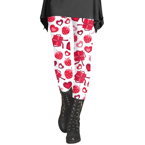 Leggings para mujer, cálidos, día de San Valentín, pantalones de yoga, de gran tamaño, otoño, invierno, cálidos, pantes, medias, 2024, de moda, medias de carrera, push up impresas, traje de yoga