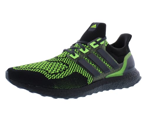 Image of adidas Ultraboost 1.0 Mens Shoes Size 18, Color: Core Black/Carbon/Lucid Lemon