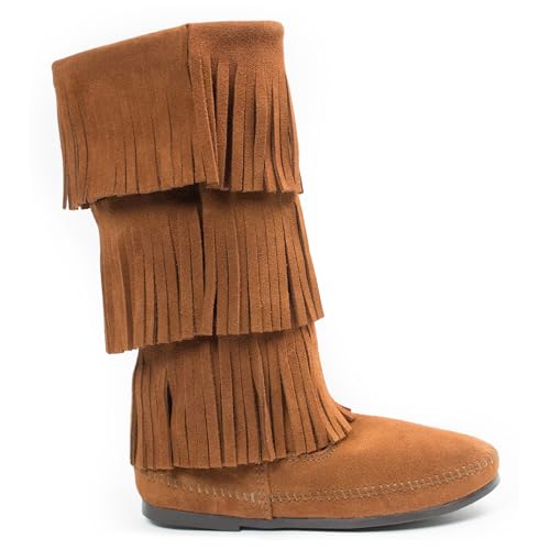 Minnetonka Women's 3-Layer Fringe Boot4