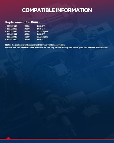 Image of KAX New Alternator Replacement for 2008-2010 F-250 /F-350 /F-450 /F-550 Super Duty 6.4L Dual Alt System; Unit; 200 Amp,12V,CW,S8 Groove Pulley,Replace for 11290N,210-1119