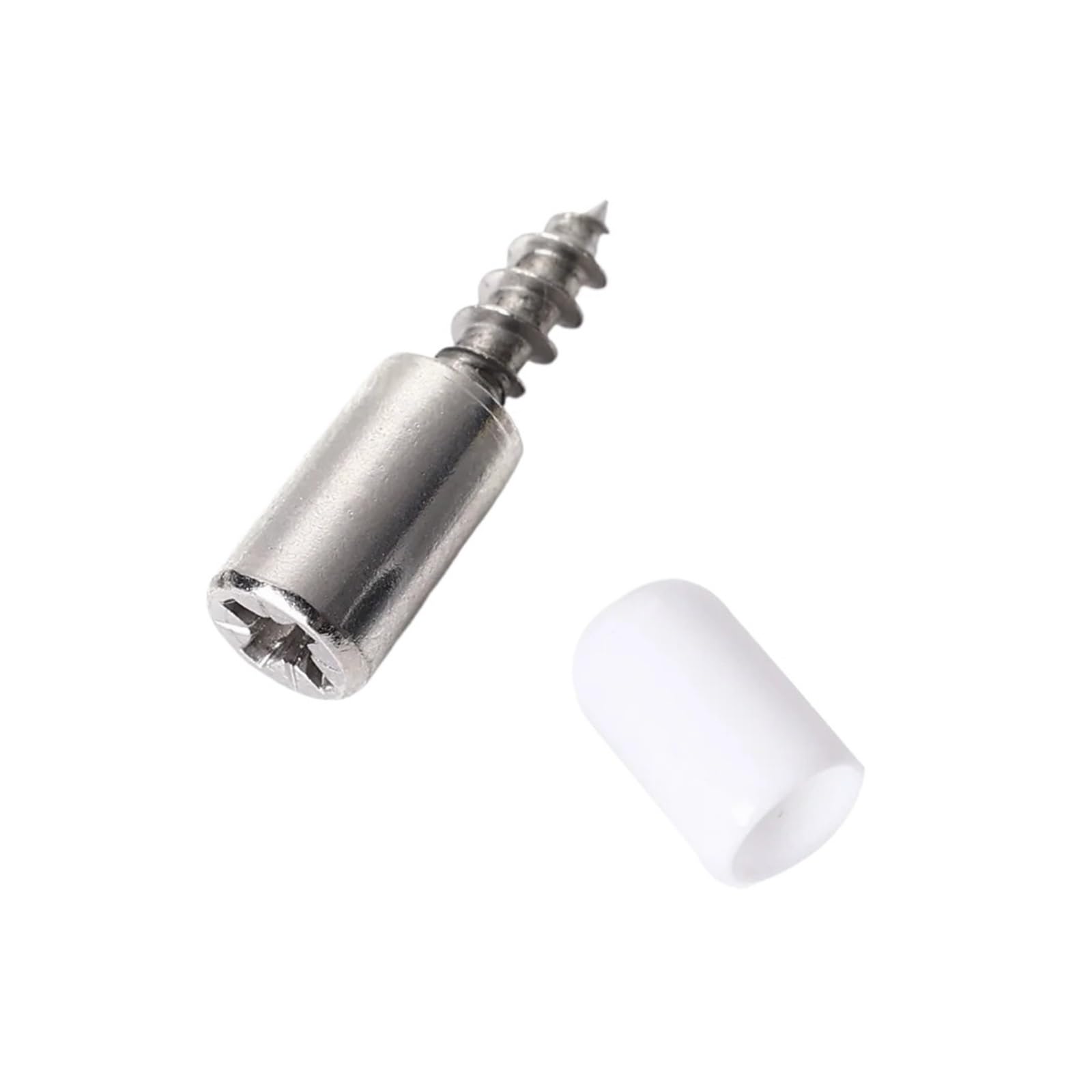 TAZYYZUU Fixed Support Self-Tapping Cross Screw 8-40PCS Bookshelf Steel Nail Cabinet Furniture Anti-Slip Shelf Partition(40pcs)