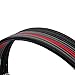Formulamod Sleeve Extension Power Supply Cable Kit 18AWG ATX 24P+ EPS 8-P+PCI-E8-P with Combs for PSU to Motherboard/GPU Fm-NCK3 (Black Grey Red)