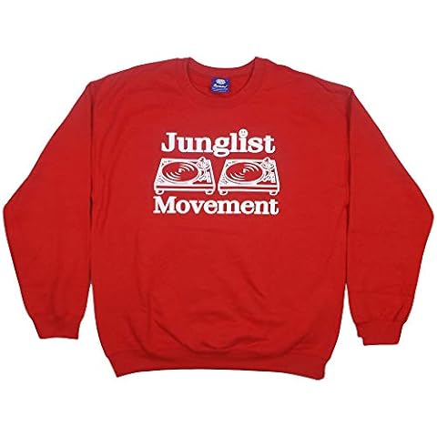 Aerosoul Junglist Movement - Heavyweight Sweatshirt - Jumper - Red Cover