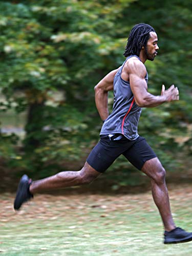 Sundried Mens Gym and Running Shorts Black Training Exercise Shorts - Afbeelding 5