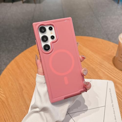 Coque Samsung S24 Plus couleur bonbon rose pour le style au quotidien