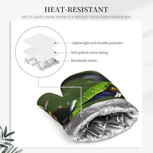 Maniques en silicone isolant anti-brûlure avec doigts flexibles