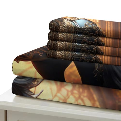 Housse de couette cheval 3D pour lit simple ado 140x200cm - 6