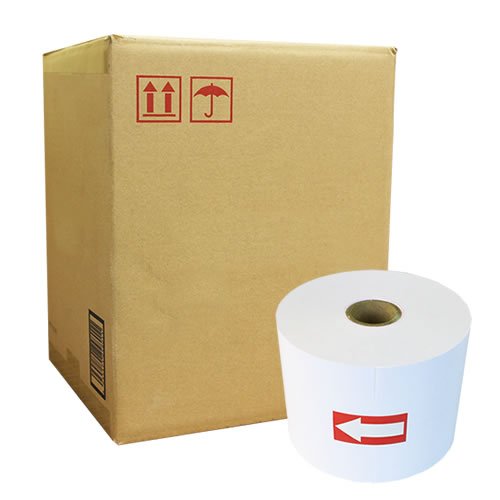 Amazon.co.jp: 券売機ロール紙 80×82m×25.4（＝1インチ） 105μ 10巻入