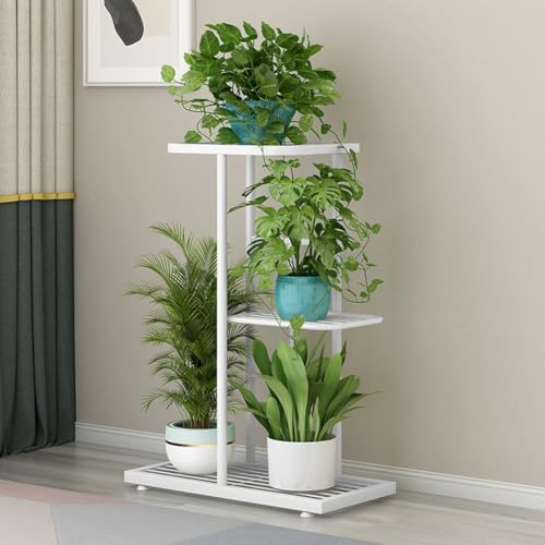 Aptliton 3 Tier Plant Stands Indoor Outdoor, Metal Corner Plant S...