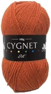 Cygnet DK Double Knitting Acrylic Yarn / Wool 100g - 4888 BURNT ORANGE.