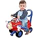 Kiddieland Marvel Spidey Activity Plane Ride-On with Lights & Sounds, Foot-to-Floor Toddler Vehicle, Interactive Steering, Push Handle, Ages 12-36 Months