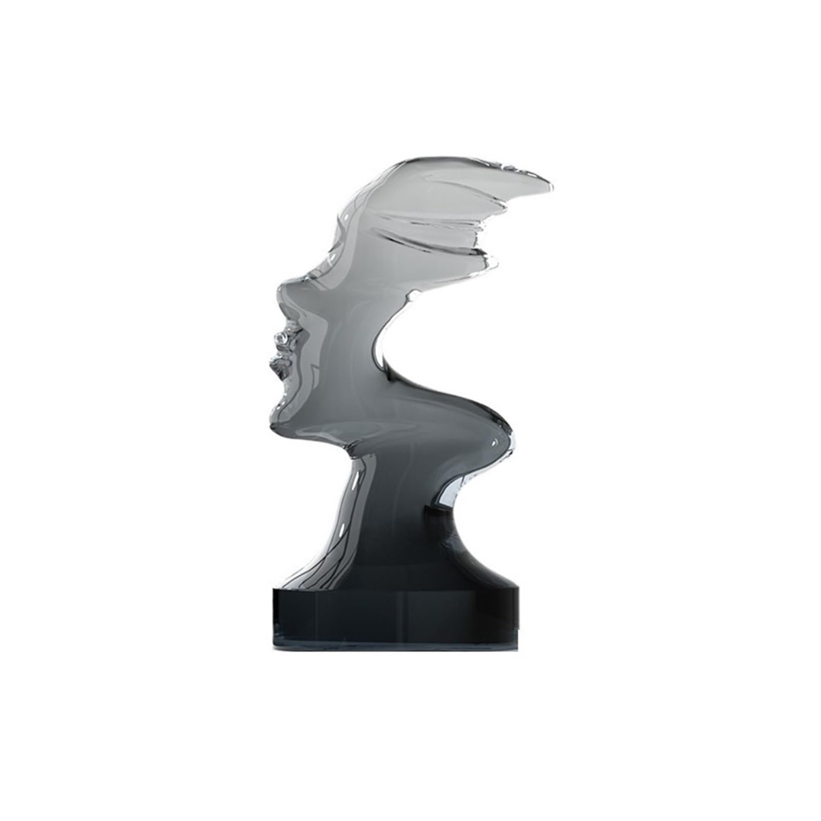 AILIUXIAOYAN Home Hecor Modern Abstract Figure Transparent Art Ornament, Minimalist Indoor TV Cabinet Decoration.