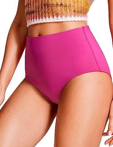 CRZ YOGA Womens High Waisted Bikini Bottom Tummy Control Bathing Suit Swimsuit Full Coverage Swim Briefs4