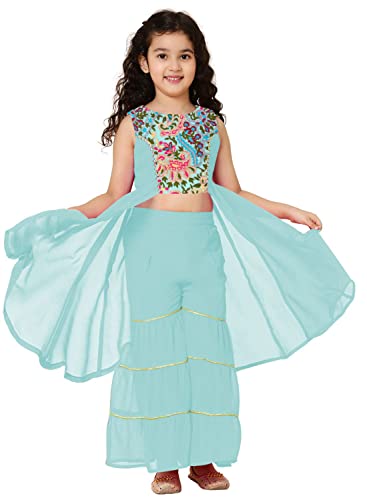 Image of A.T.U.N. (ALL THINGS UBER NICE) Girls Sharara Set