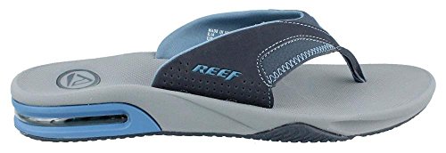 REEF Fanning - Chanclas con abrebotellas para hombre, Azul, 9