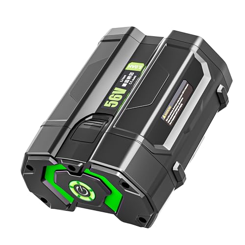 New EGO Battery 56V 5.0Ah Lithium-Ion Replacement for EGO 56V Tools Compatible with CH2100 LB6150 LB7654 LB5300 LB5302 BA2800T BA2800 BA1120 BA1400 BA4200 Power Tools Lawn Mower, Leaf Blower, Chainsaw