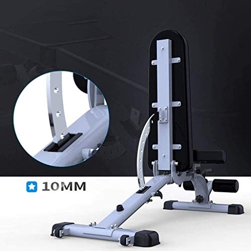 Timtools Adjustable 90°Flat Weight Bench,Professional Commercial Dumbbell Bench Marcy Exercise Utility Bench for Upright, Incline, Decline, and Flat Exercise
