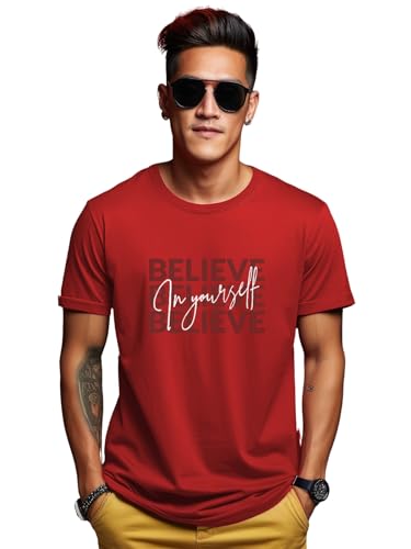 Image of ADRO Tshirt for Men | Printed T Shirt for Men | 100% Cotton Regular Fit T-Shirt |Printed T Shirt