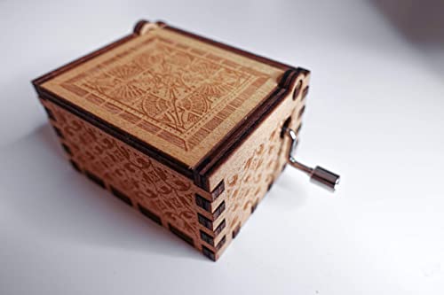 5665 5665 Harry Potter Spieluhr, dekorative Spieluhr aus Holz, Harry Potter Hogwarts Musik, klassisches Vintage-Geschenk