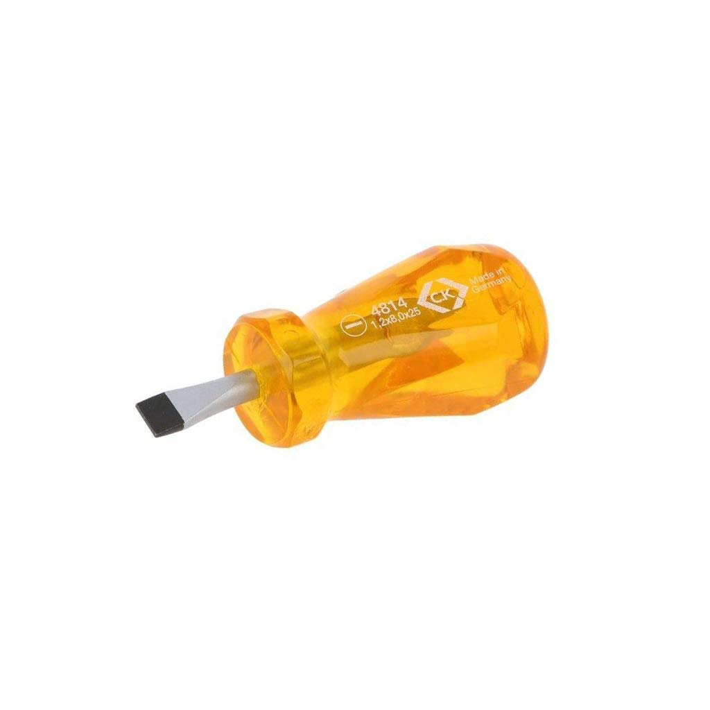 Tournevis plat pour mécanique auto C.K T4814 31 Stubby SL 8mm sous le capot