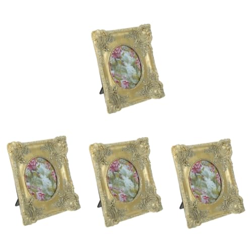 Cadre photo vintage multifonction Alipis pack de 4 décoration