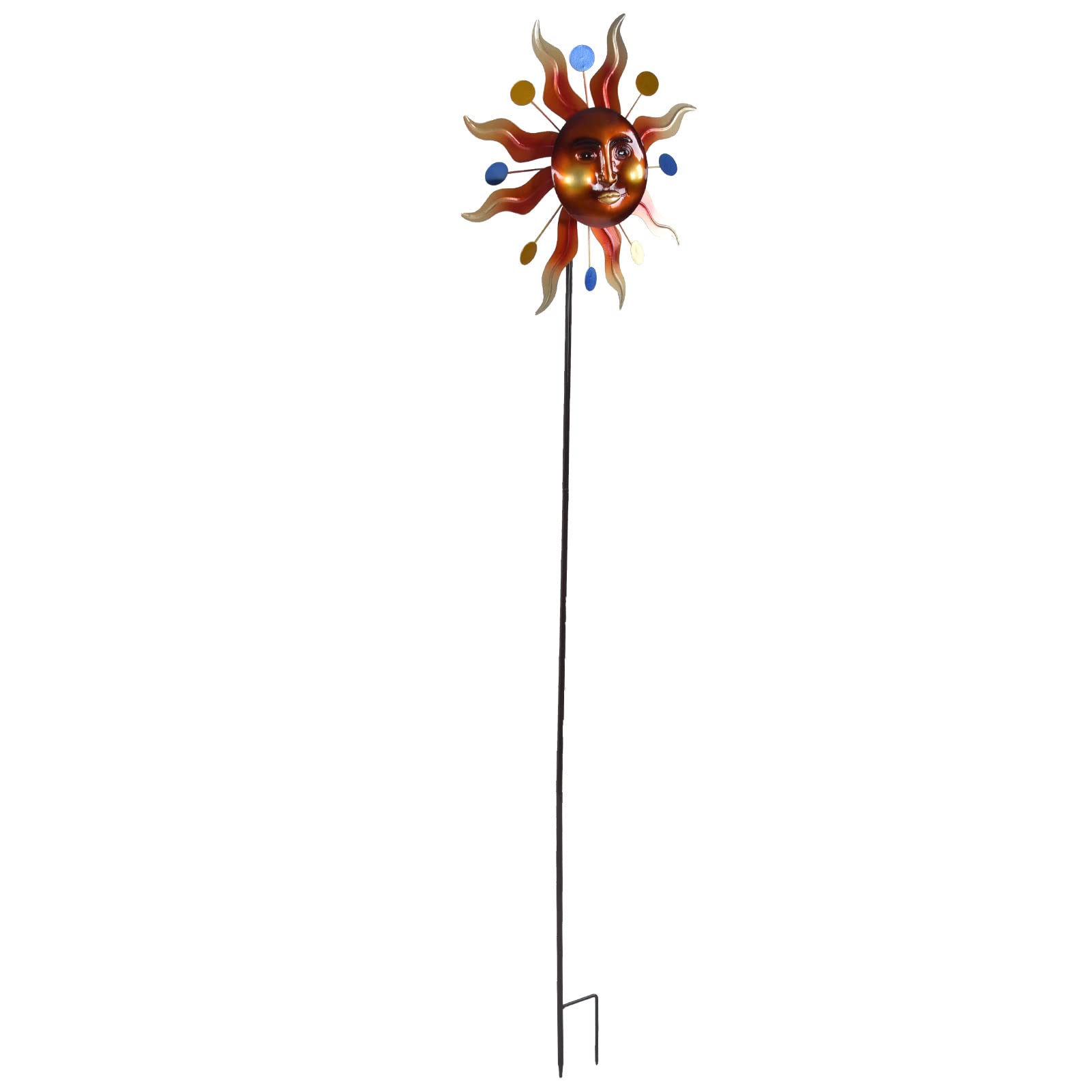 Molino de Viento Solar para Jardín, Césped, Escultura, Estaca, Instalación de Viento, Hilandero de Viento para el Hogar, Decoración Decorativa para Jardín, Decoración de Césped,