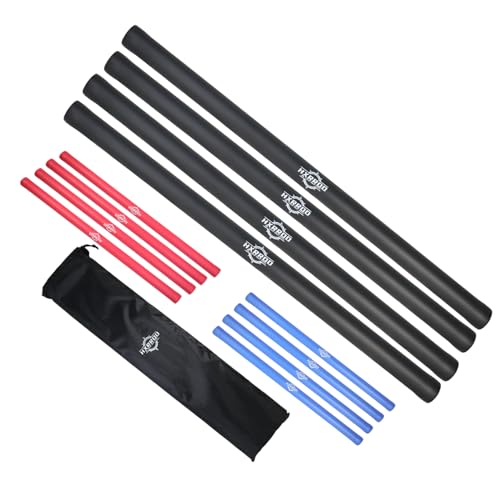 HXRROO Foam Padded Escrima Sticks (Black)