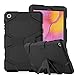 Price comparison product image LKXING Samsung Galaxy Tab A Case 10.1 2019, SM-T510 Case, Heavy Duty Rugged Full-Body Hybrid Shockproof Drop Protection Case With Kickstand for Galaxy Tab a 10.1 Inch 2019(SM-T510/T515) (black)