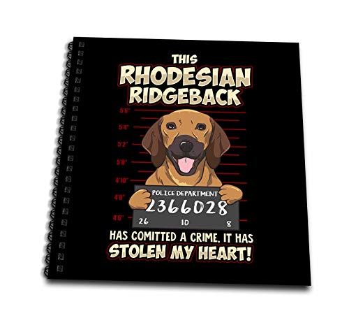 Livre de dessin Rhodesian Ridgeback 3dRose cadeau maîtres