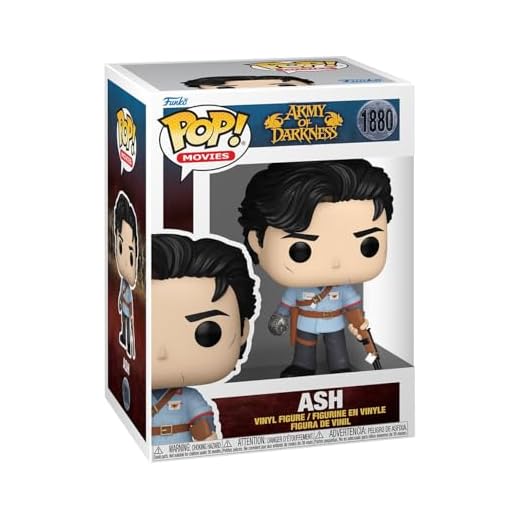Funko Pop! Movies: Army of Darkness - Ash Williams with Boomstick - Figura de Vinilo Coleccionable - Idea de Regalo - Mercancia Oficial - Juguetes para Niños y Adultos - Movies Fans