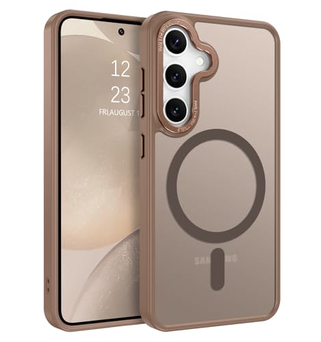 Coque Magsafe Samsung S24 Plus BENTOBEN - Protection mate fine bronze 6,7"