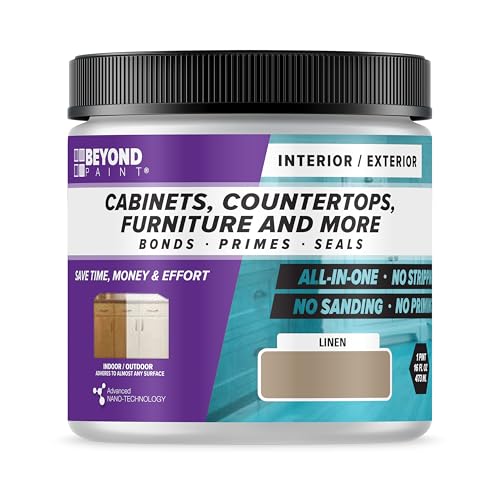 Beyond Paint Counter Top Paint - Pint - No Stripping No Sanding No Priming, Khaki