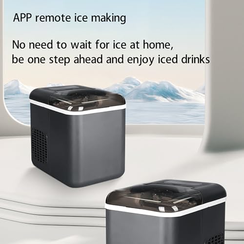 Fabricadora de hielo QVK HS654 27 lb/día con control inteligente miniatura 3