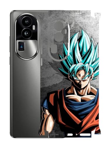 Image of AtOdds - Compatible for Oppo Reno 10 PRO Plus (5G) Mobile Back Skin Sticker - Lamination - Rear Screen Guard Protector Film Wrap (Coverage - Back+Camera+Sides) (Design - Anime-4)