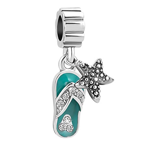 CharmSStory Starfish Dangle Beach Charms Bead fit Charms Bracelets