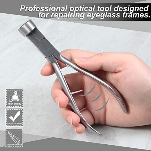 LEONTOOL Eyeglasses Clip Sucker Pliers 6 Inch Optical Tools Optical Glasses Frames Assembling & Adjusting Hand Tools with Professional Eyeglass Repair Screwdriver - Image 4
