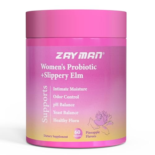 ZAYMAN Her Juicy Feminine Probiotics Gummies for Women – Pineapple Flavor, Supports Vaginal pH Balance, Digestive & Immune Health | 60 Gummies